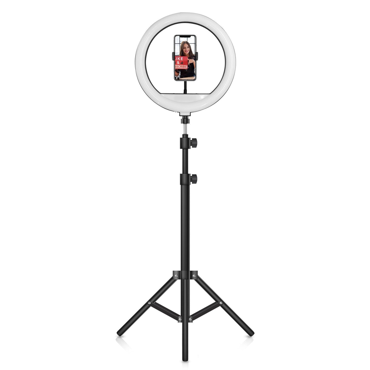 Supersonic PRO Live Stream 14” Floor Ring Light with RGB (SC-2430RGB) Jupiter Gear Home