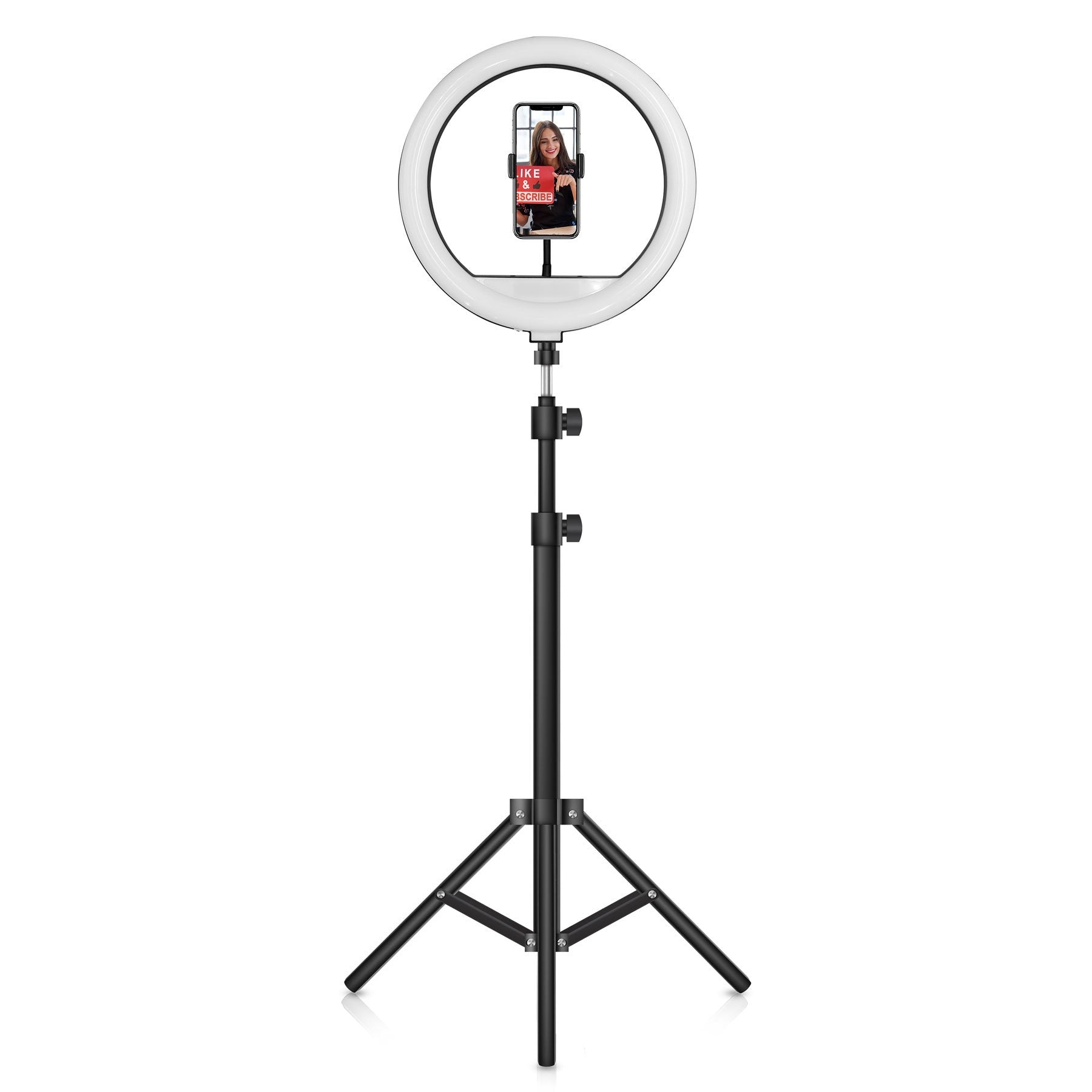 Supersonic PRO Live Stream 14” Floor Ring Light with RGB (SC-2430RGB) Jupiter Gear Home