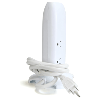 Emerson 5-Outlet + USB Charging Tower with Surge Protection and On/ Off Switch Jupiter Gear Home
