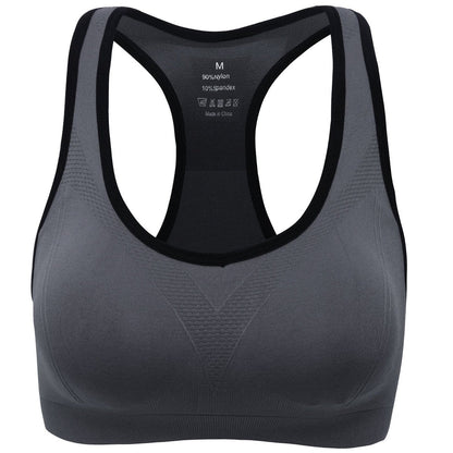 JupiterGear Women’s Stylish Racerback Athletic Sports Bra | Padded Seamless High Impact Support for Yoga, Gym Workouts, Fitness Training and Running Jupiter Gear Home