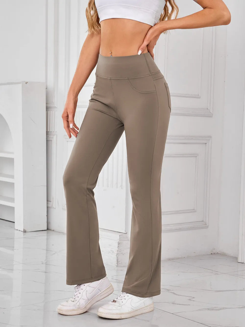 JupiterGear High-Waisted Pants with Pockets Jupiter Gear Home