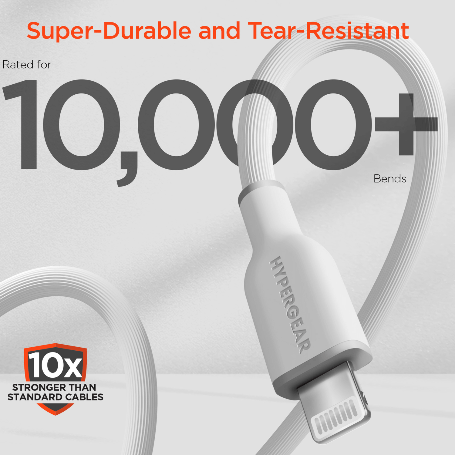 HyperGear Flexi PRO USB-C to Lightning Cable 10ft Jupiter Gear Home