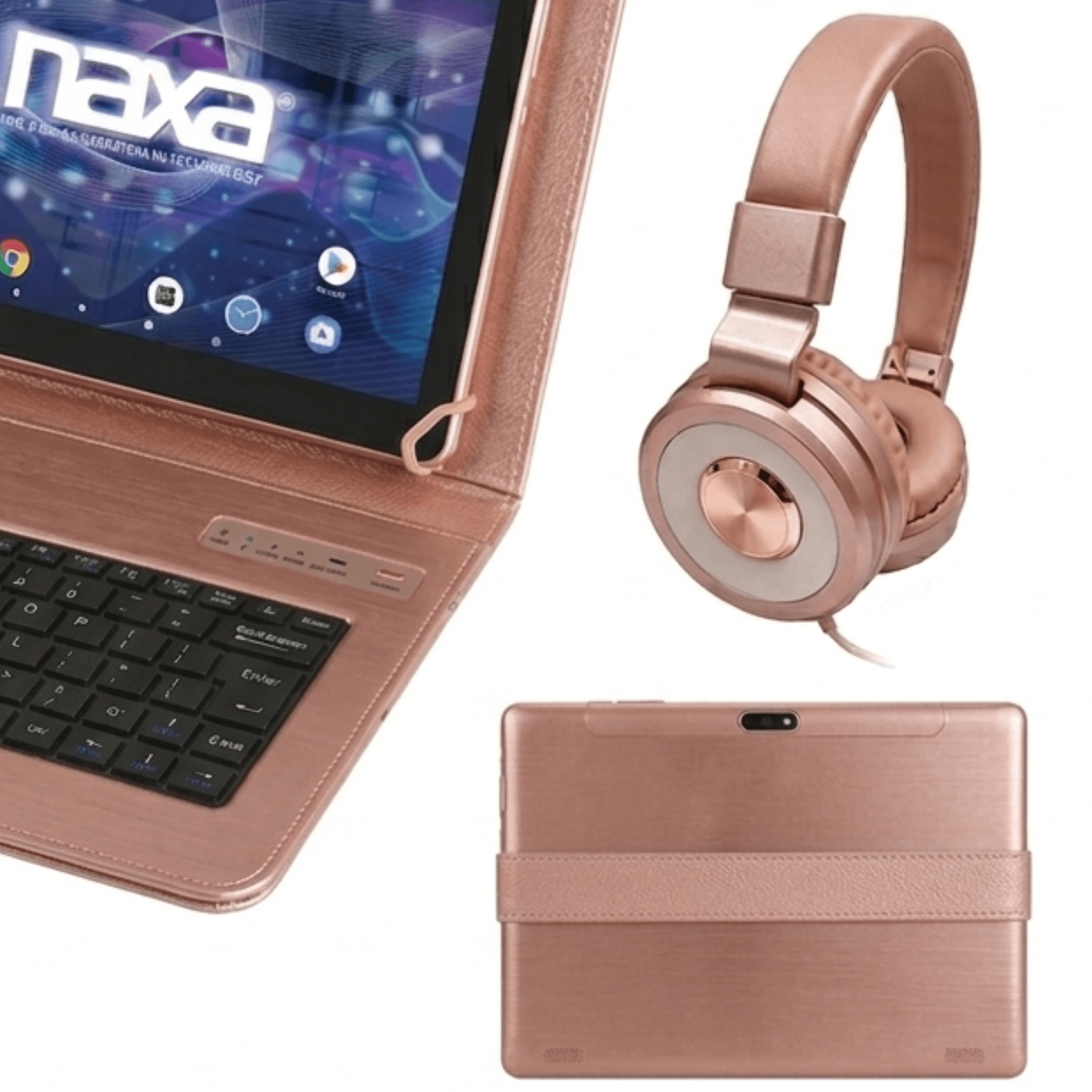 Naxa 7" Tablet with Bluetooth Keyboard, Case &amp; Headphone - Refurbished Jupiter Gear Home