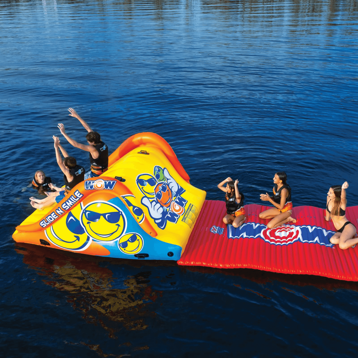 WOW Watersports Slide and Water Walkway Slide N Smile Combo Jupiter Gear Home