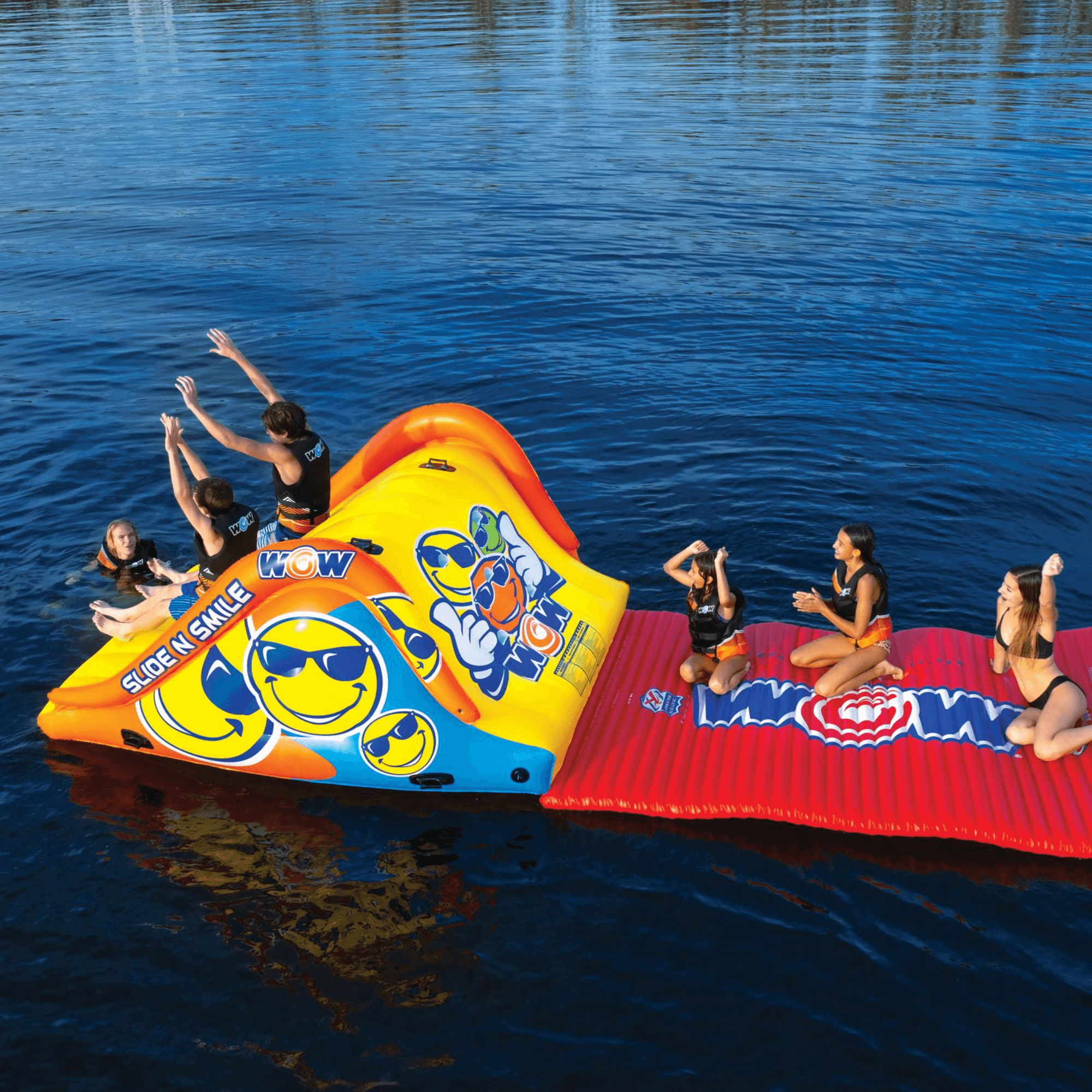 WOW Watersports Slide and Water Walkway Slide N Smile Combo Jupiter Gear Home