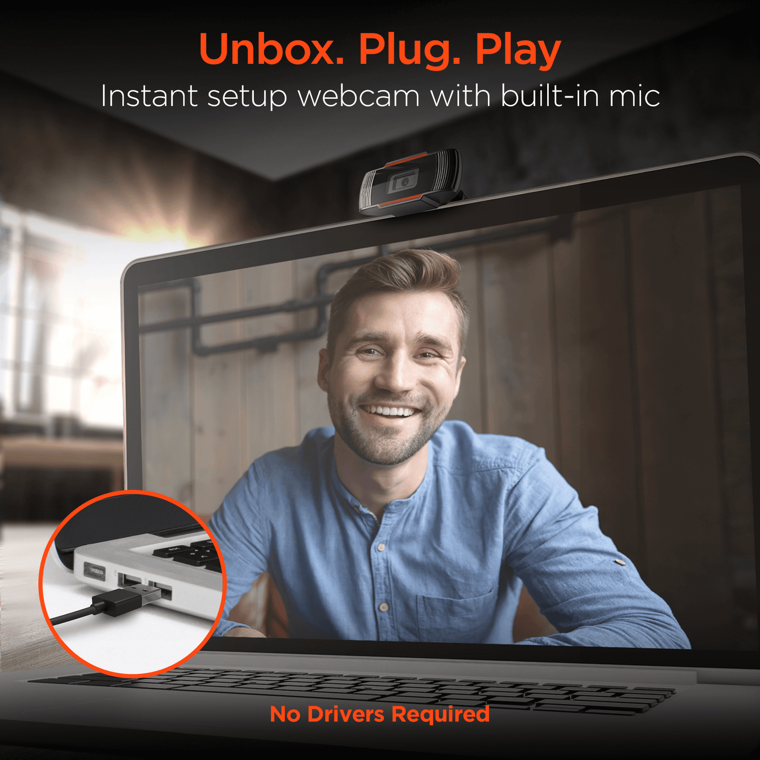HyperGear HyperStream 1080P Webcam Jupiter Gear Home