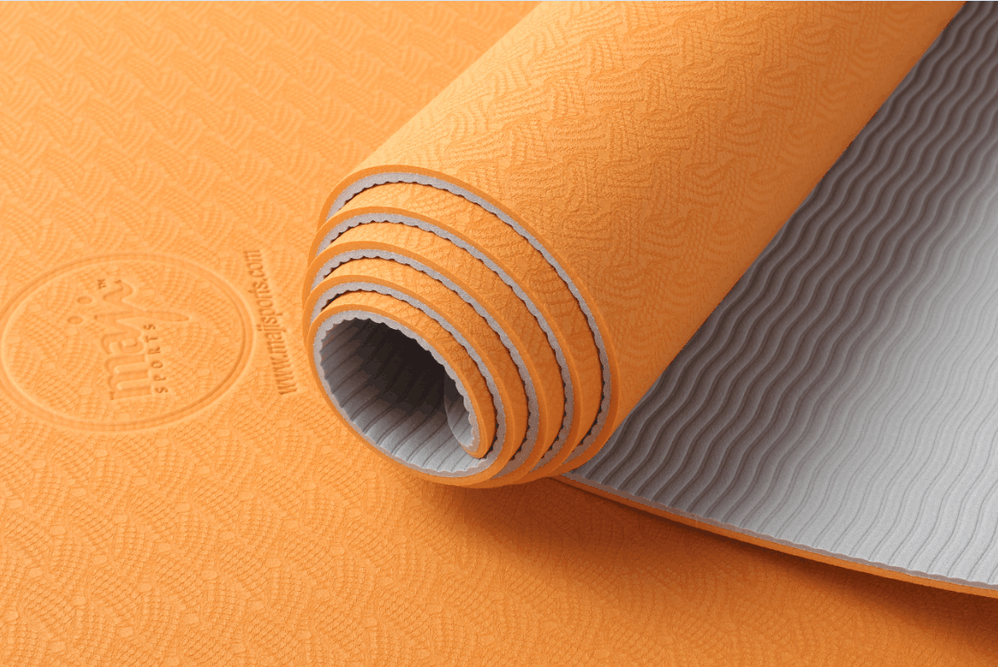 Maji Sports 2 Tone TPE Premium Yoga Mat Jupiter Gear Home