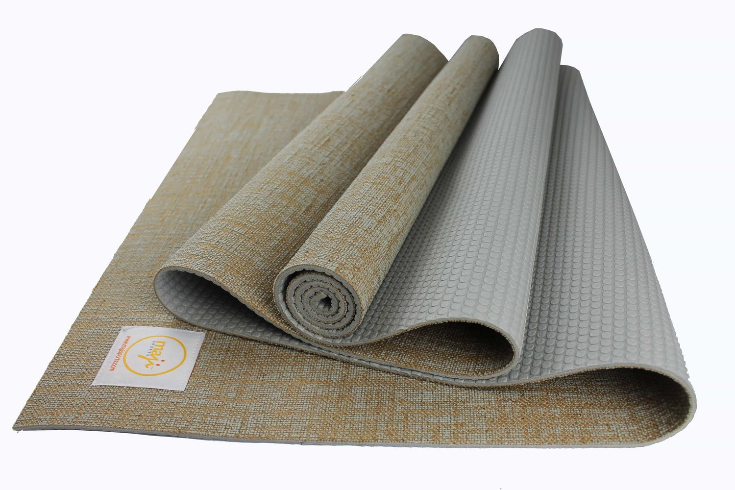 Maji Sports Jute Premium Eco Yoga Mat + Foot Massager  (7.5cm x 17.5cm) Jupiter Gear Home