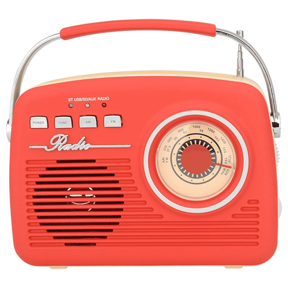 Supersonic Multi-Function Bluetooth Retro Speaker with Rechargeable Battery Jupiter Gear Home