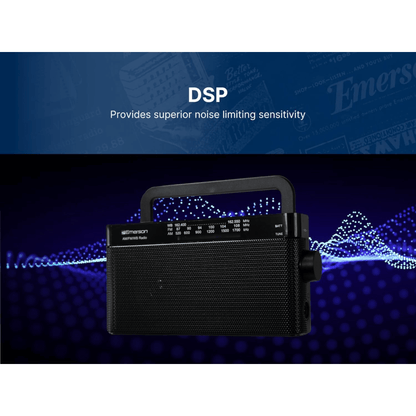 Emerson AM/FM/WB Emergency Radio with Telescopic Antenna Jupiter Gear Home