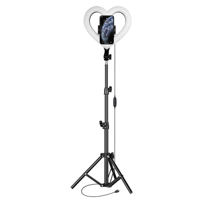 Supersonic PRO Live Stream 10” Heart Shaped Selfie Ring Light Jupiter Gear Home