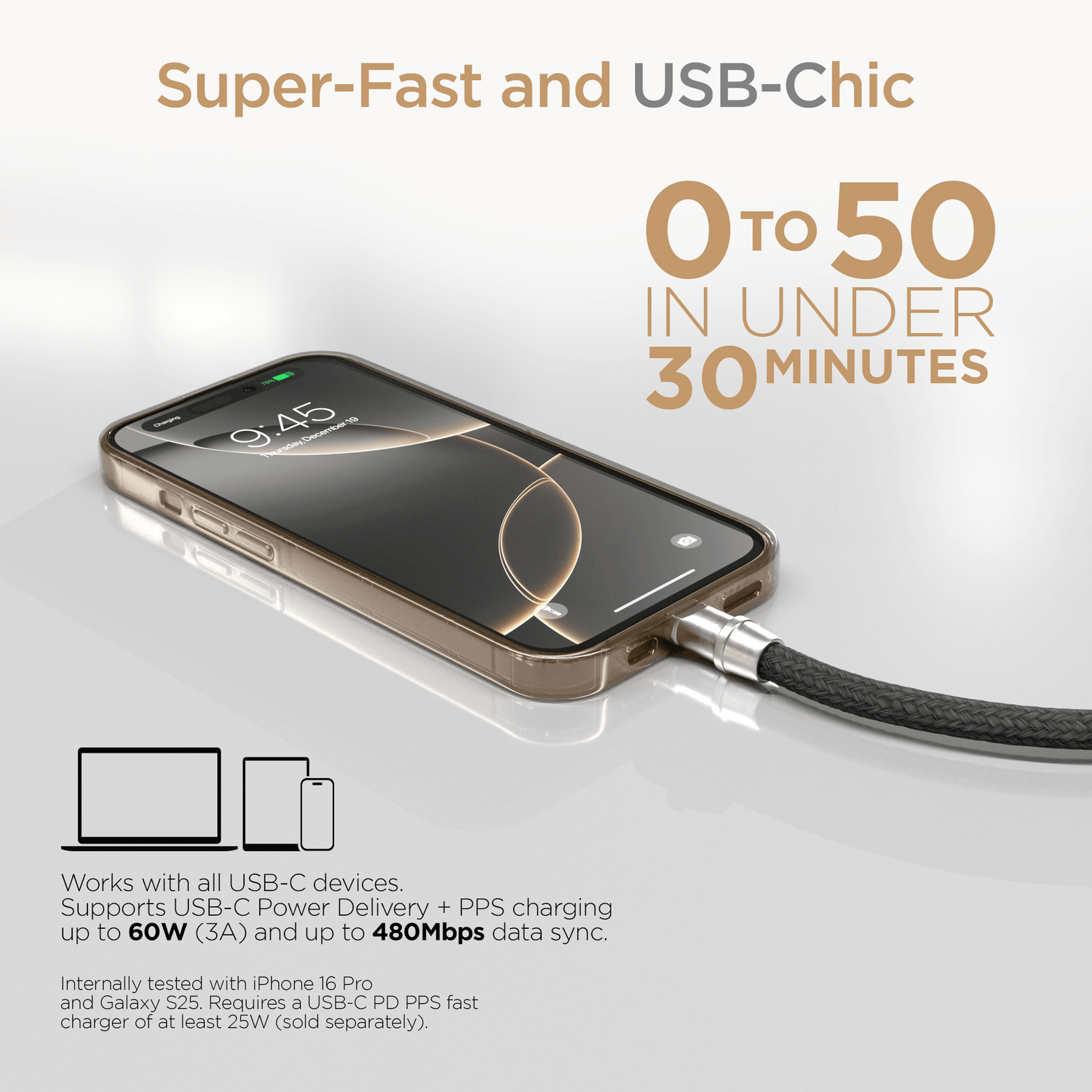 HyperGear 2-in-1 Universal Crossbody Phone Strap and Charging Cable Jupiter Gear Home