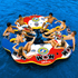 WOW Watersports 10 Person Tube A Rama w 2 Large Built-In Coolers and 8 Cup Holders Jupiter Gear Home