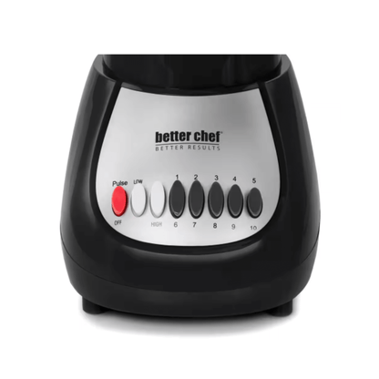 Better Chef Classic 10-Speed 5-Cup Glass Jar Blender Jupiter Gear Home