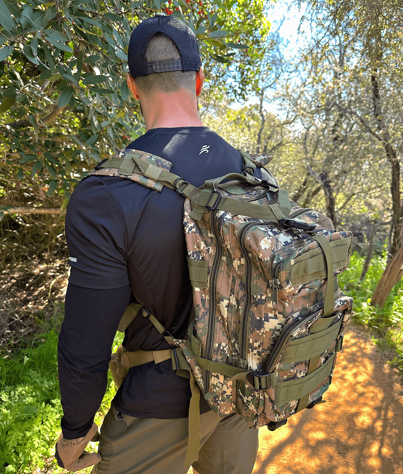 JupiterGear 25L Unisex Backpack Molle Bag Rucksack Range Bag Jupiter Gear Home