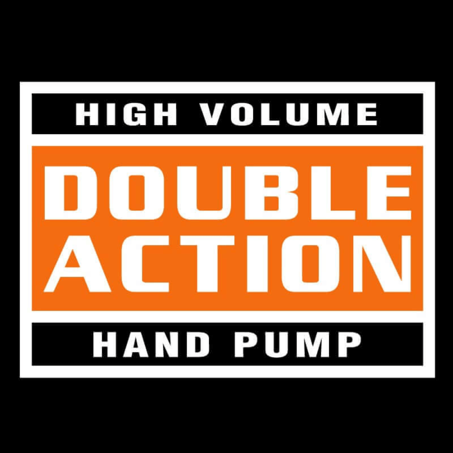 WOW Watersports Double Action Hand Pump with 4 Universal Valve Adapters and Hose Lock Jupiter Gear Home