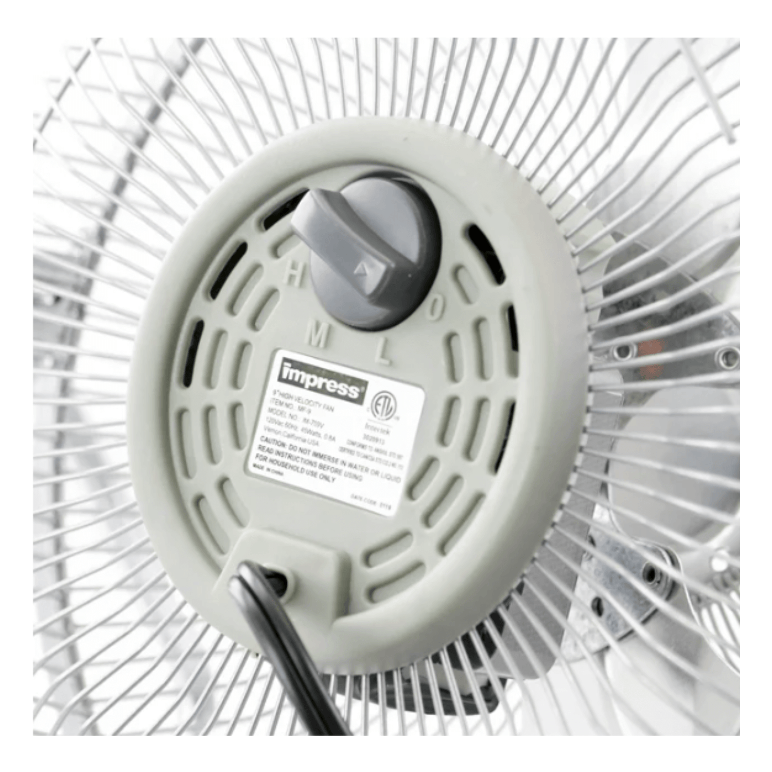 Impress All-Metal 9" High Velocity Floor Fan Jupiter Gear Home