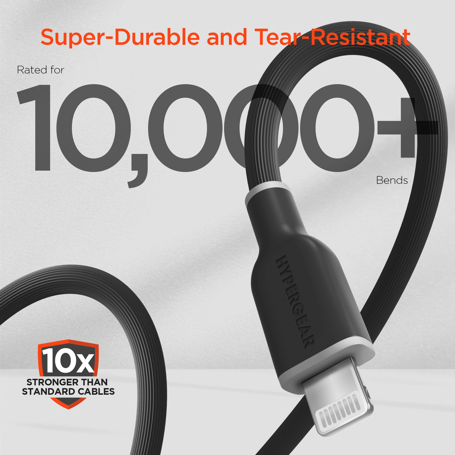 HyperGear Flexi PRO USB-C to Lightning Cable 10ft Jupiter Gear Home