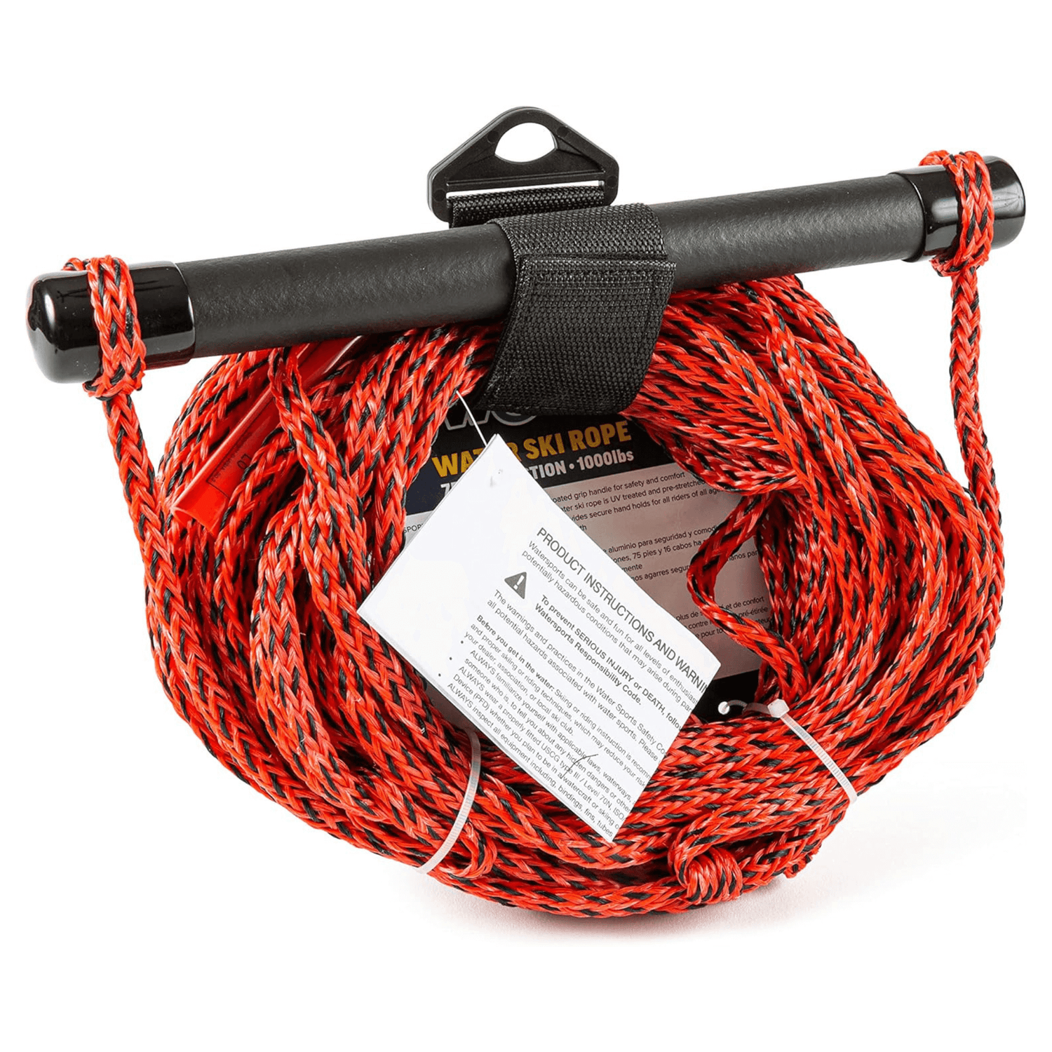 WOW Watersports 75ft 2-Section UV Treated Water Ski Rope Jupiter Gear Home
