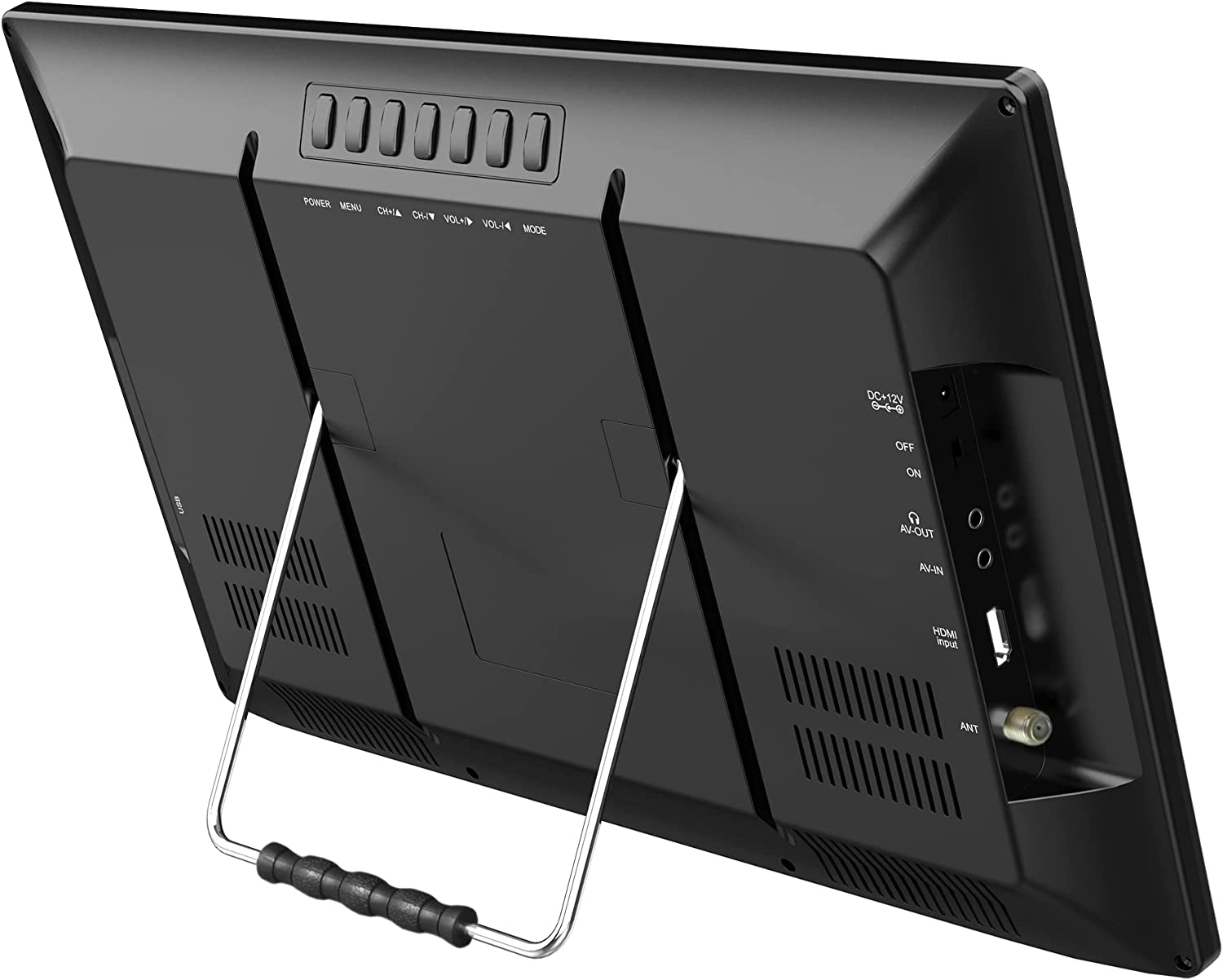 Naxa Portable 16" Television &amp; Digital Multimedia Player with Built-in Rechargeable Lithium Battery &amp; DC Car Cord Jupiter Gear Home