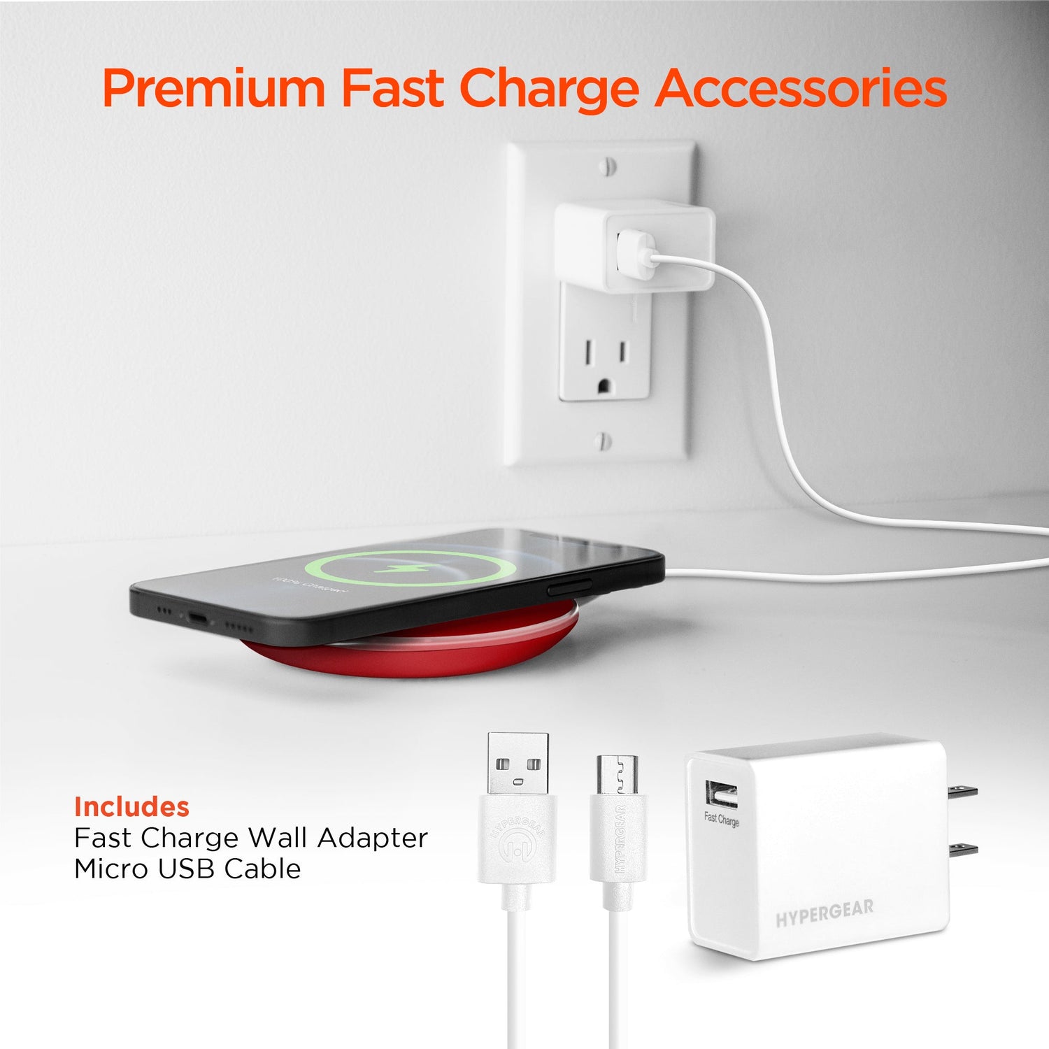 HyperGear ChargePad Pro 15W Wireless Fast Charger Jupiter Gear Home