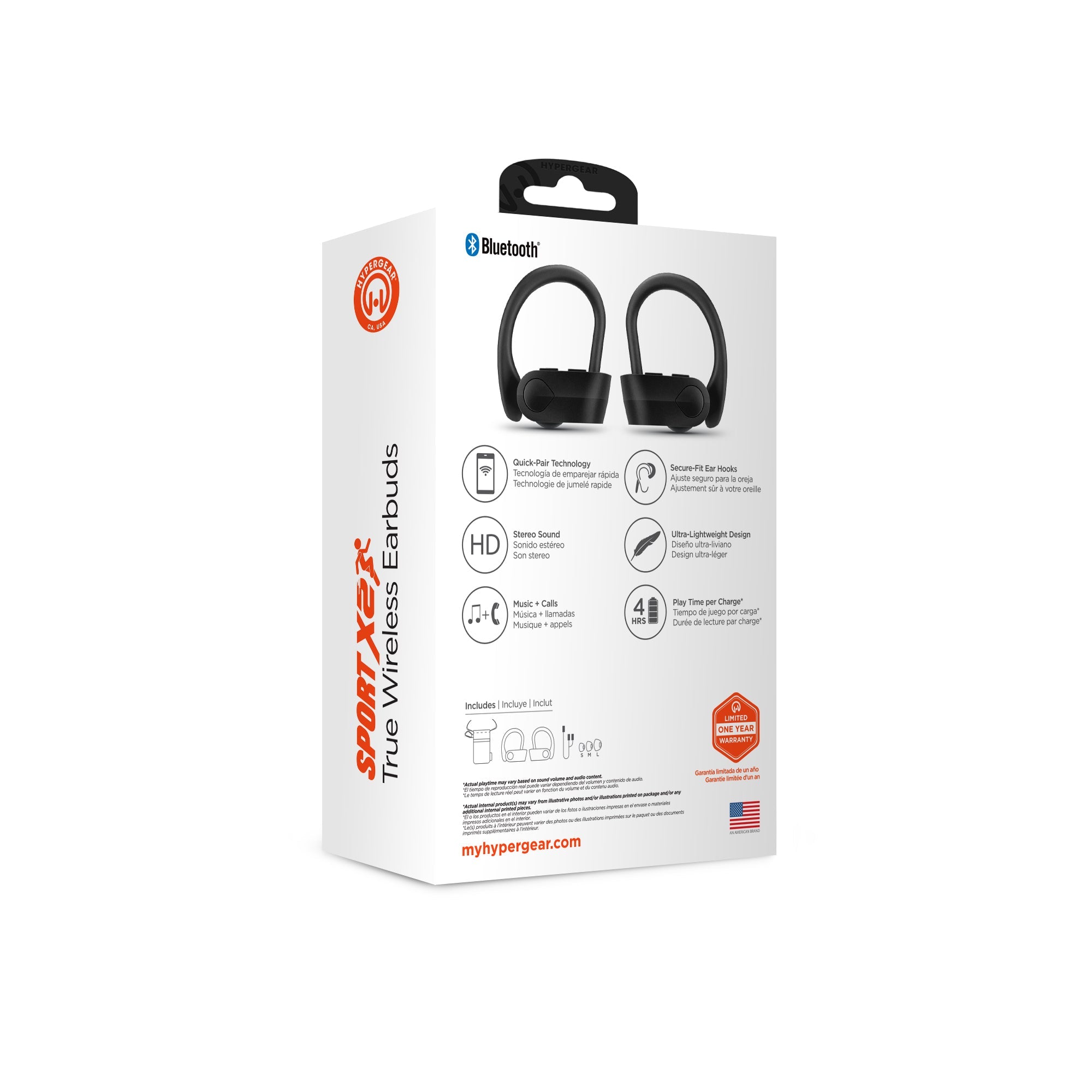 HyperGear Sport X2 True Wireless Earbuds Jupiter Gear Home
