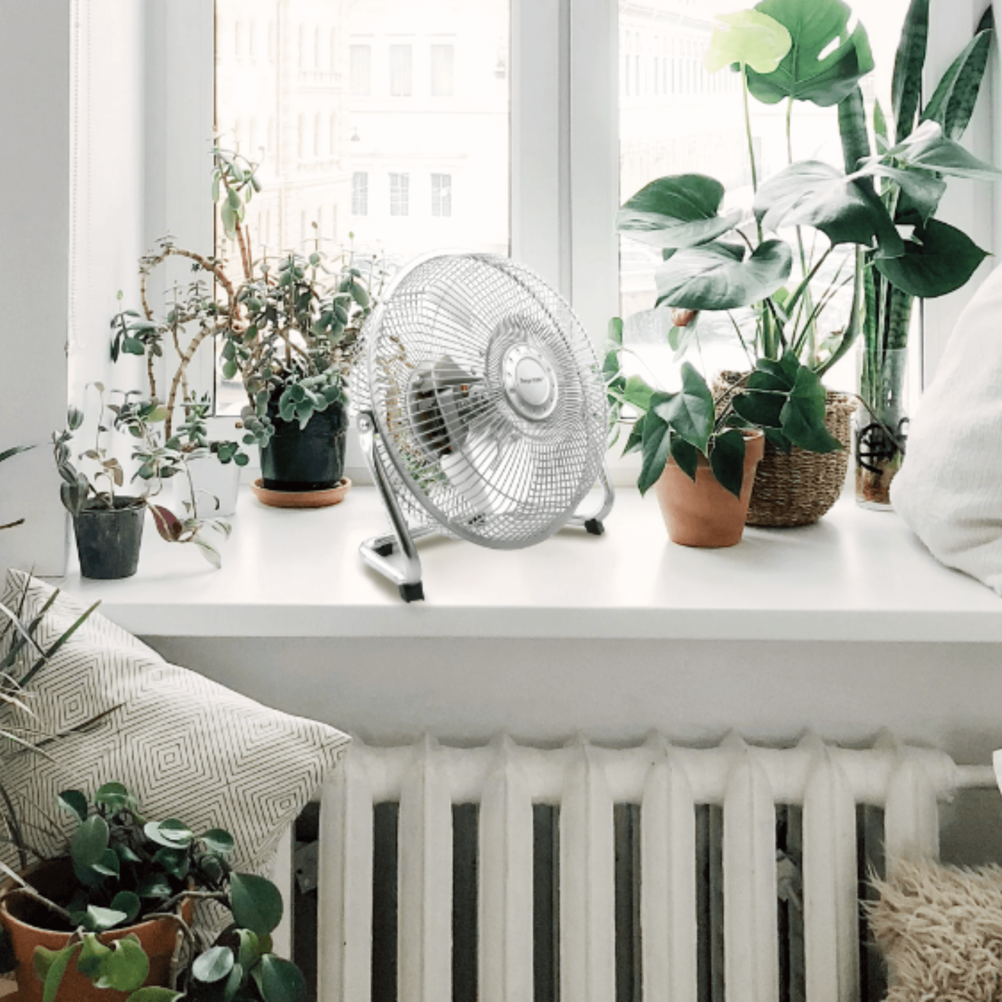 Impress All-Metal 9" High Velocity Floor Fan Jupiter Gear Home