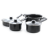 Better Chef 7-Piece Carbon Steel Cookware Set with Glass Lids Jupiter Gear Home
