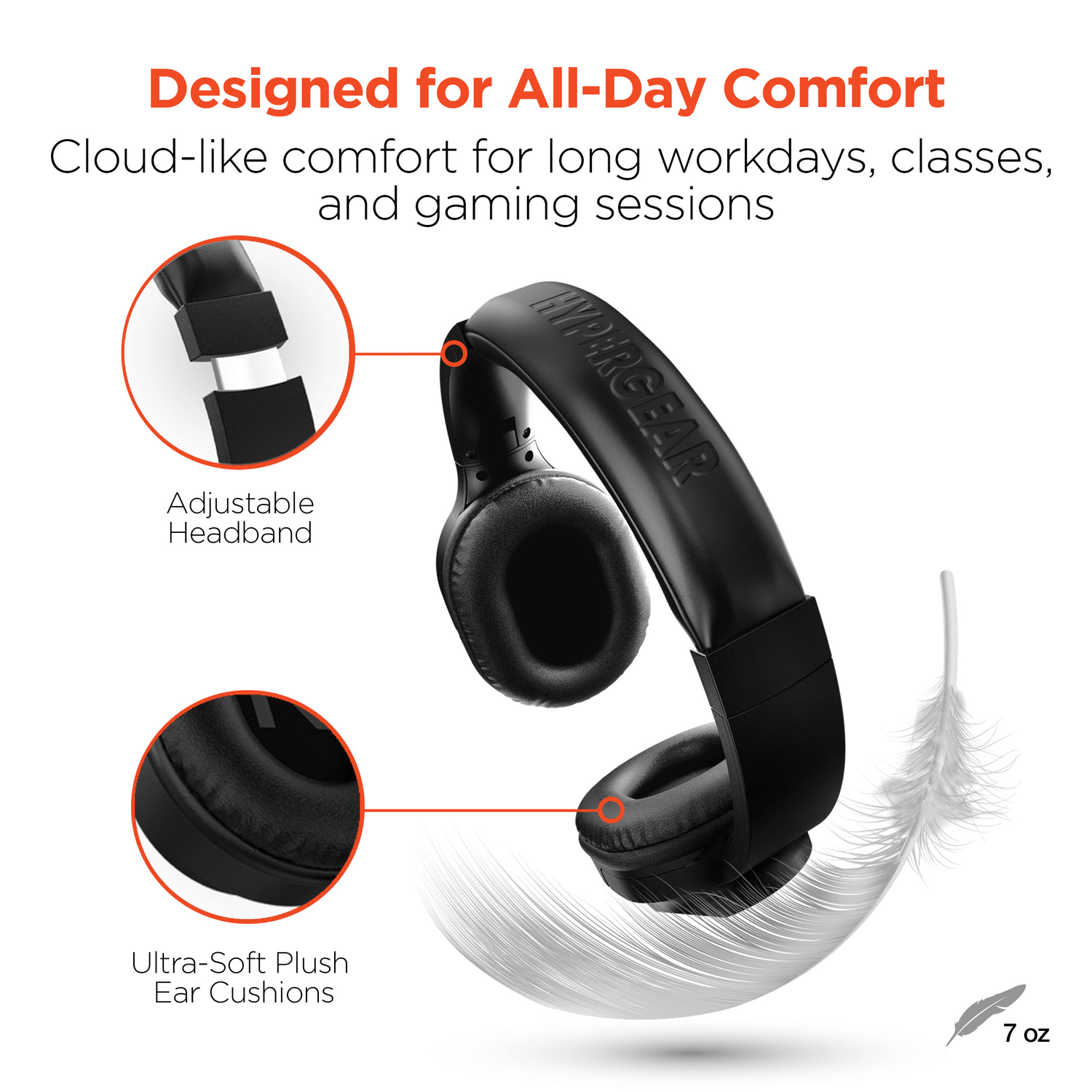 HyperGear V150 Home/Office Stereo Headset Jupiter Gear Home