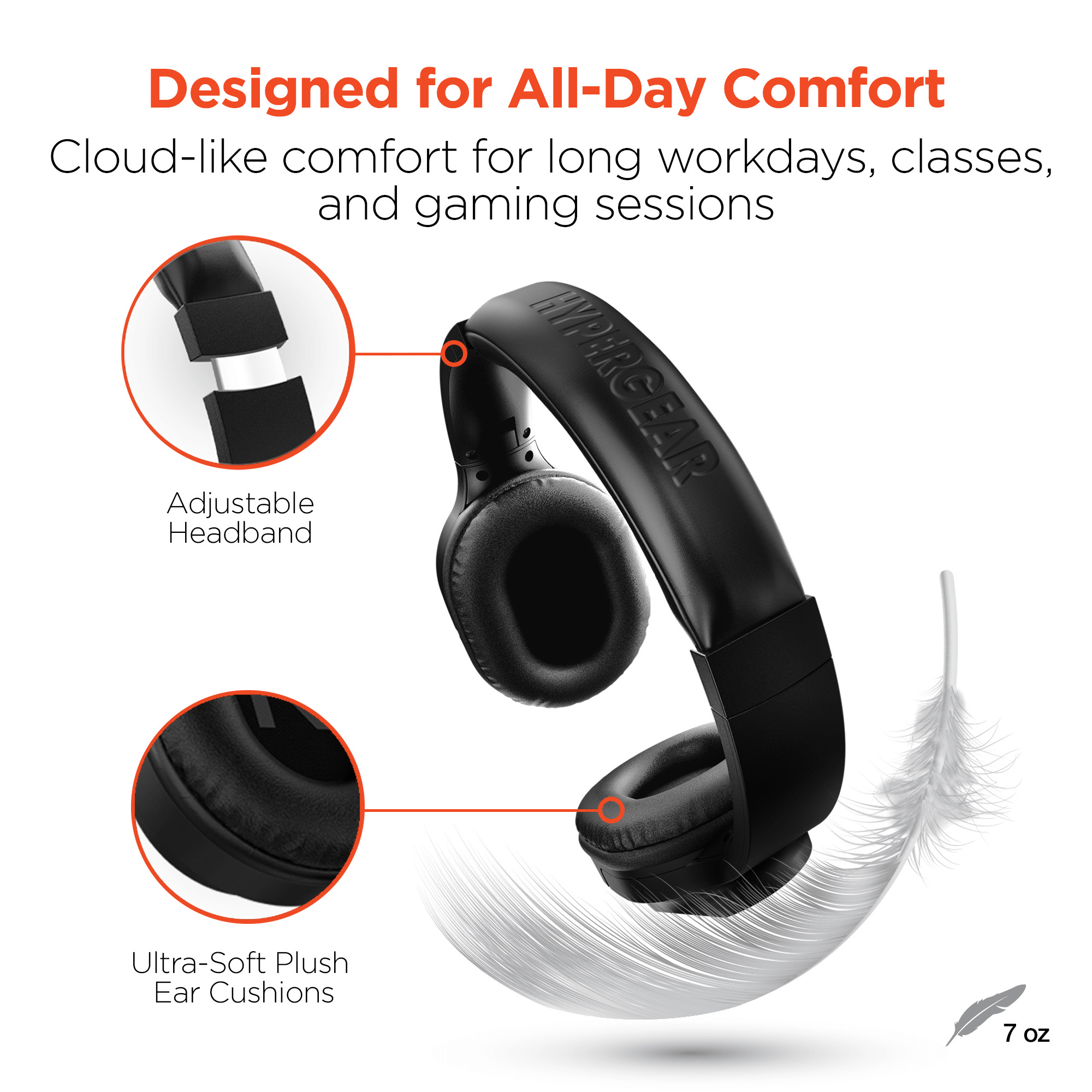 HyperGear V150 Home/Office Stereo Headset Jupiter Gear Home