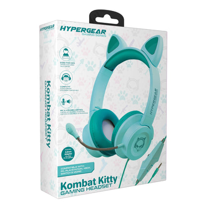HyperGear Kombat Kitty Gaming Headset with Detachable Mic Jupiter Gear Home