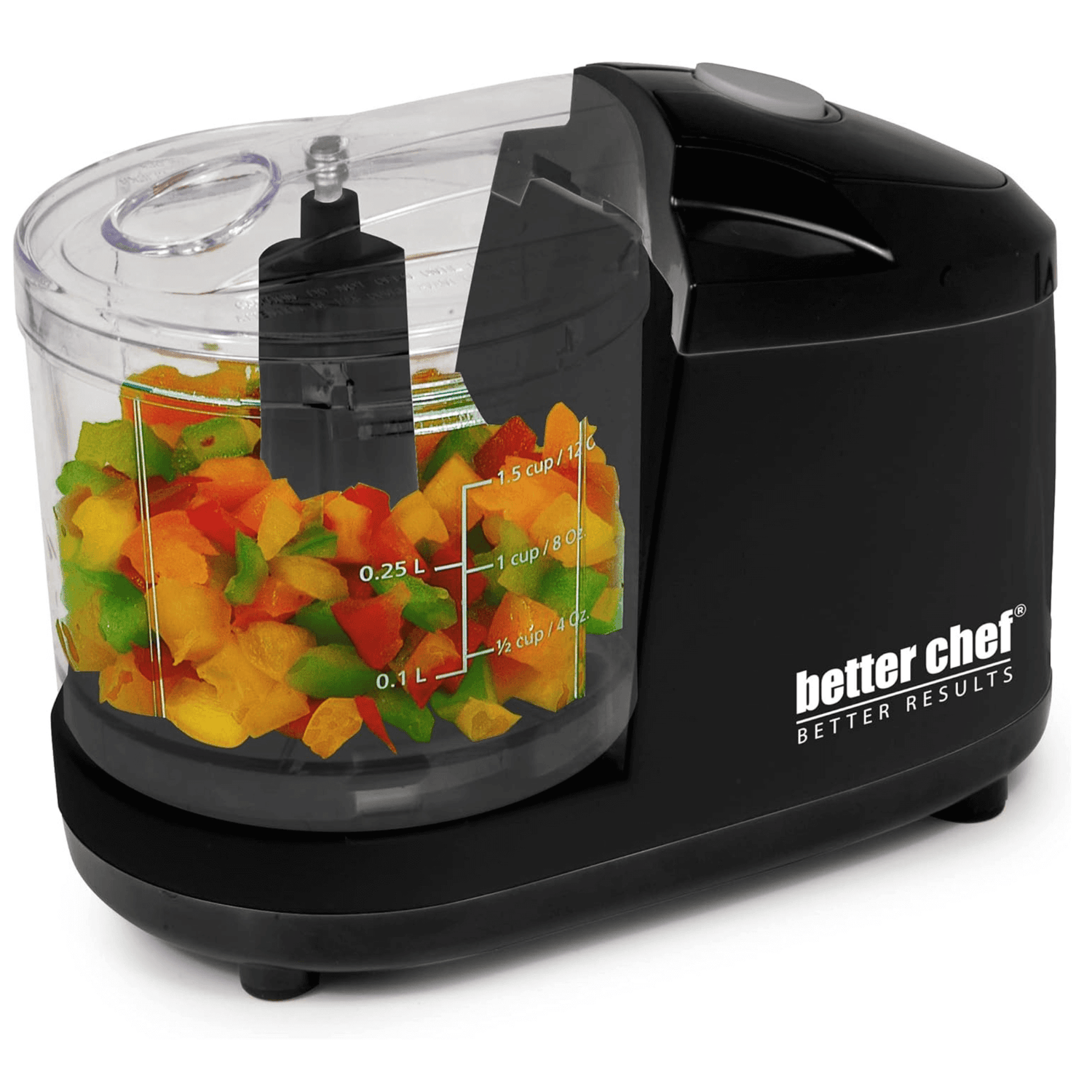 Better Chef 1.5-Cup Mini Chopper Food Processor Jupiter Gear Home