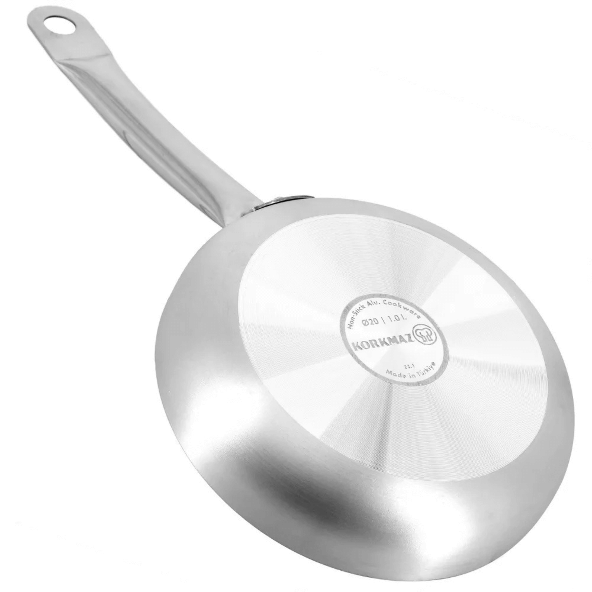 Korkmaz Proline Gastro 10-Inch Brushed Silver Tava Frying Pan Jupiter Gear Home