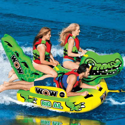 WOW Watersports Big Al 1 to 4 Person Towable with Saddle Seats and Deck Area Jupiter Gear Home
