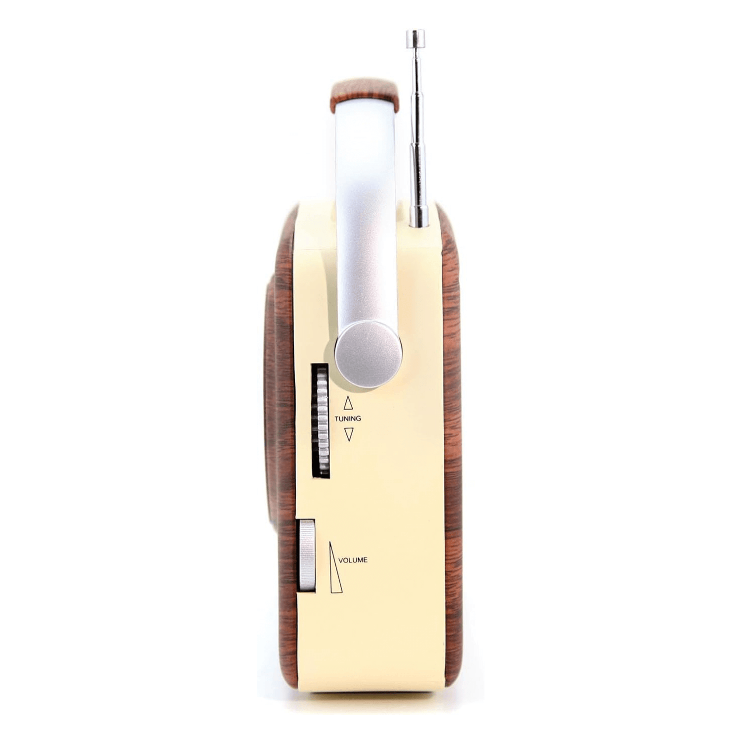 Emerson Portable Retro Radio with Built-In Rechargeable Battery and Memory Set Jupiter Gear Home