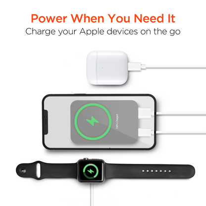 HyperGear 5000mAh Magnetic Wireless Power Bank Jupiter Gear Home