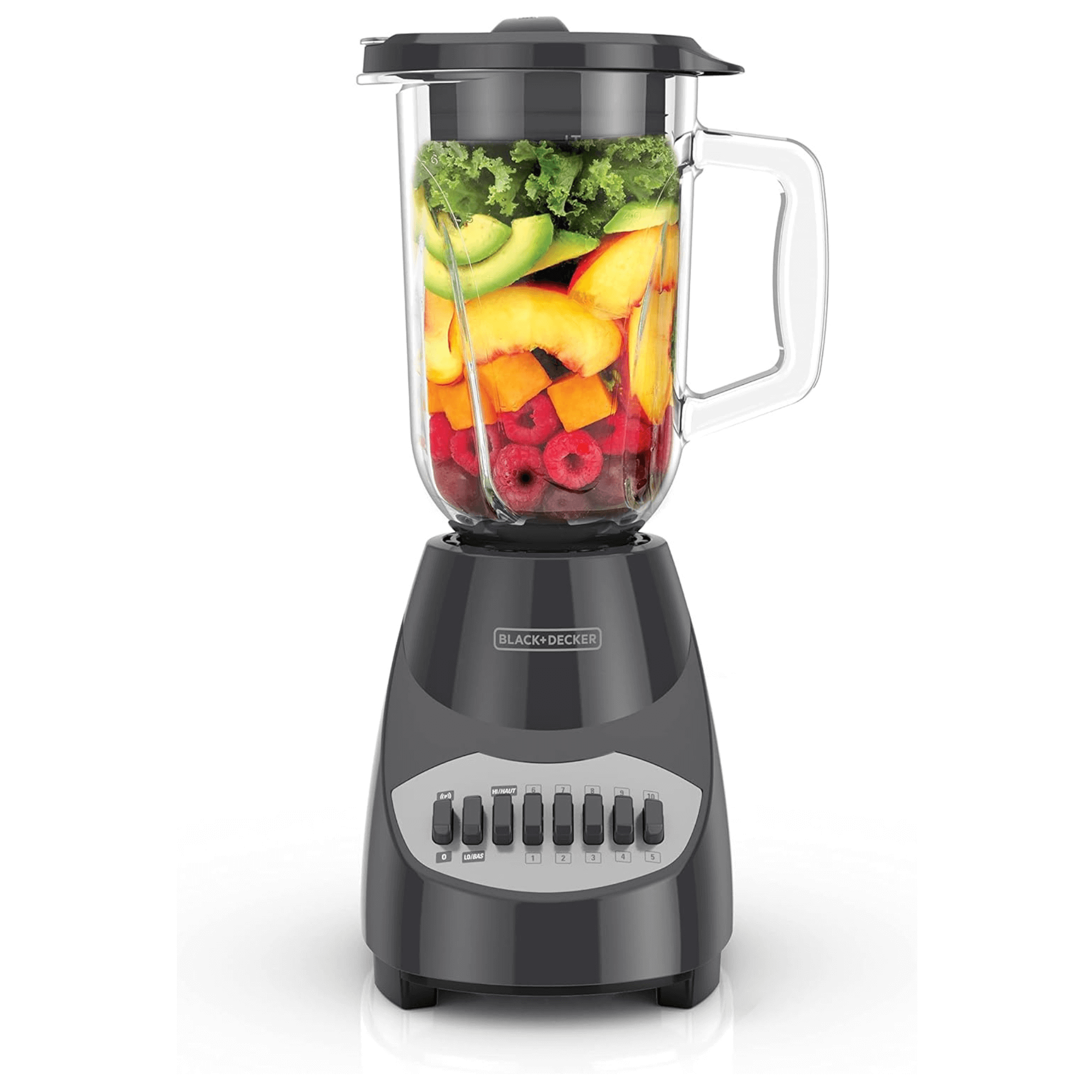 Black &amp; Decker 10-Speed 700W 4-Blade Countertop Glass Jar Blender Jupiter Gear Home