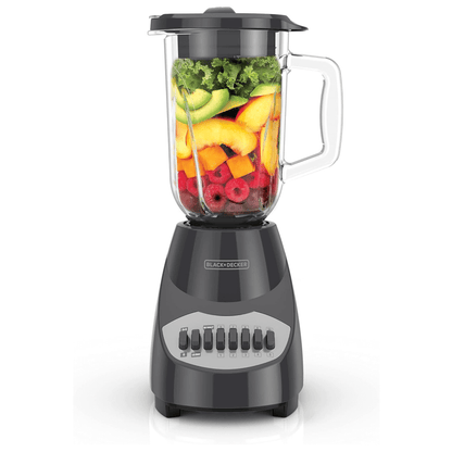 Black &amp; Decker 10-Speed 700W 4-Blade Countertop Glass Jar Blender Jupiter Gear Home