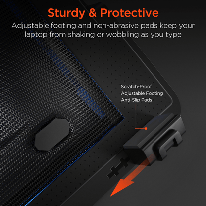 HyperGear UpRite Air Portable Laptop Cooling Stand Jupiter Gear Home