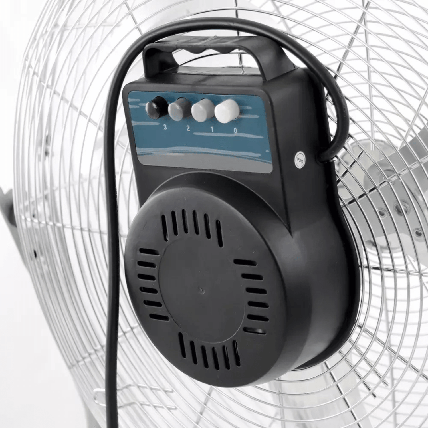 Impress 18-Inch High-Velocity Floor Fan with Chrome Finish Jupiter Gear Home
