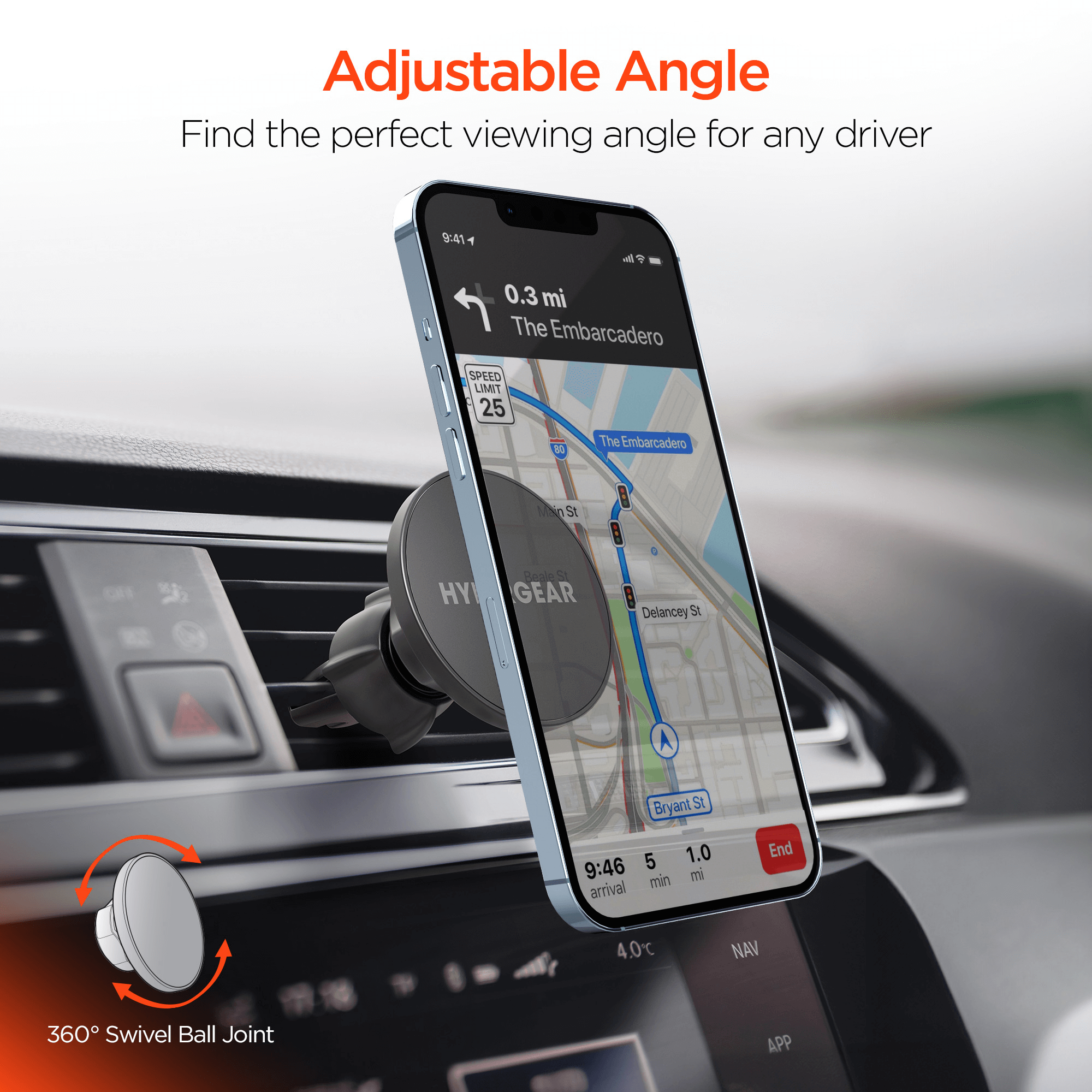 HyperGear MagSafe Vent Mount Jupiter Gear Home
