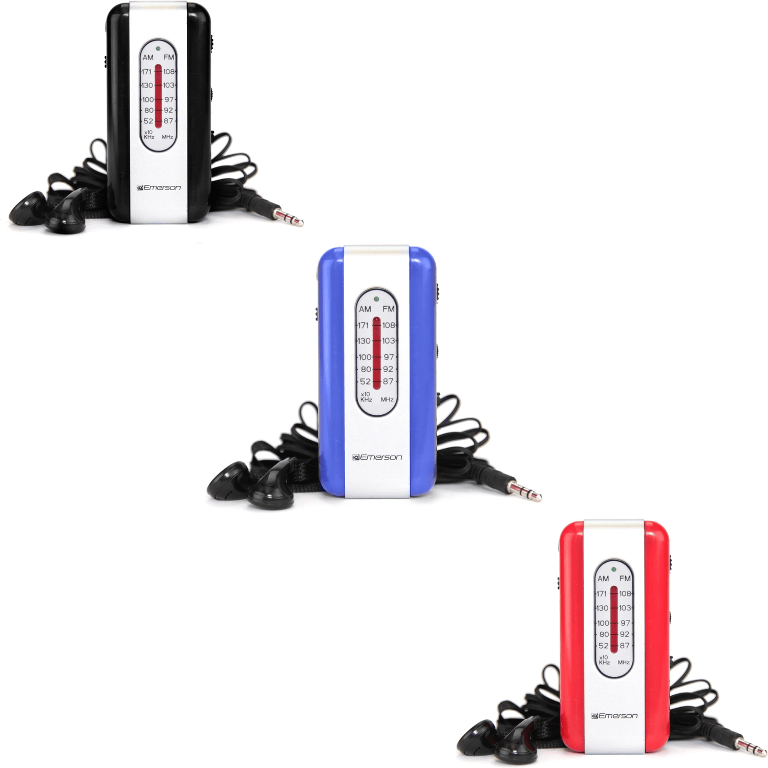Emerson Portable AMFM Radio with Earbuds and Wide Frequency Range of Stations Jupiter Gear Home