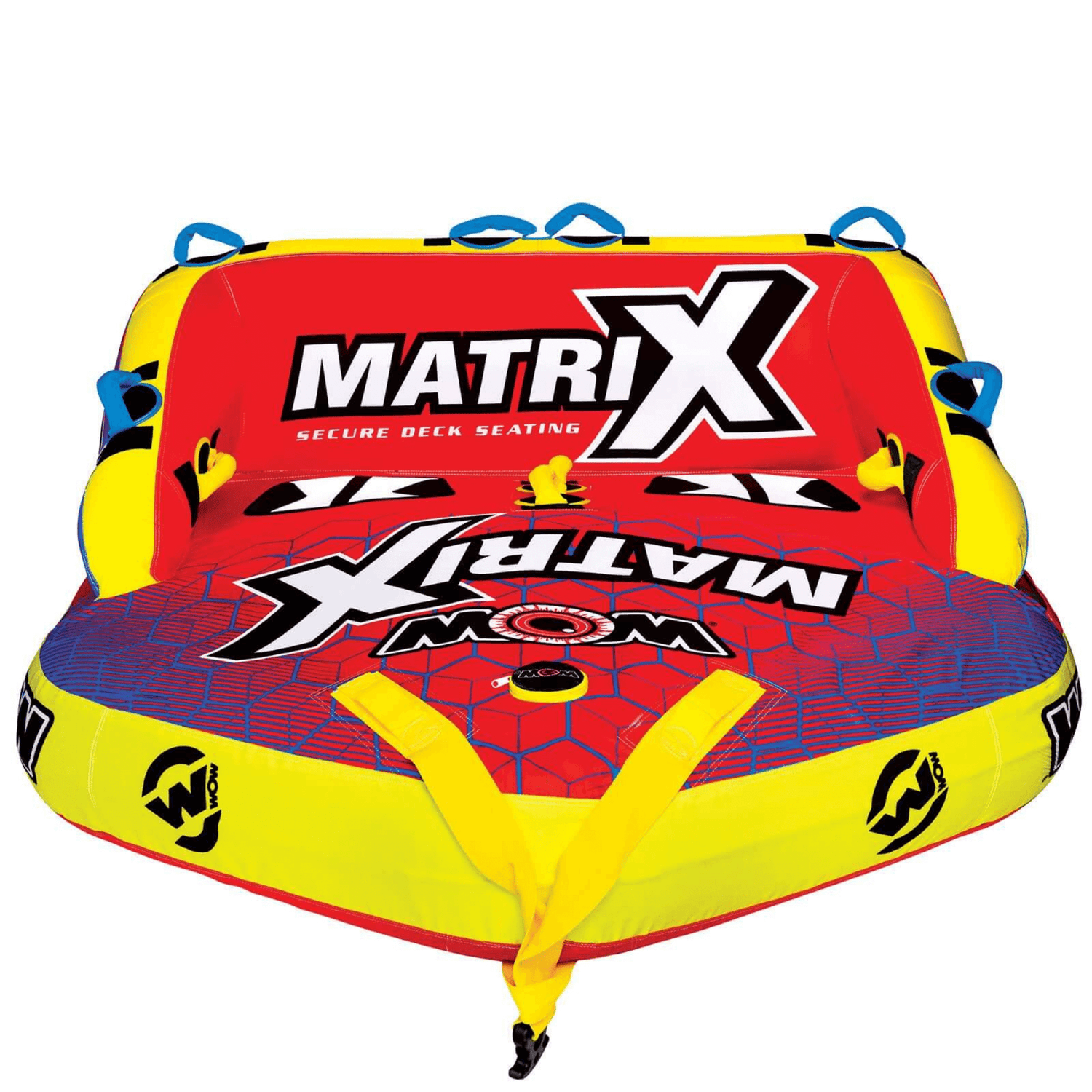 WOW Watersports Matrix Towable Boat Tube w Secure Seating for 1-4 Persons Jupiter Gear Home