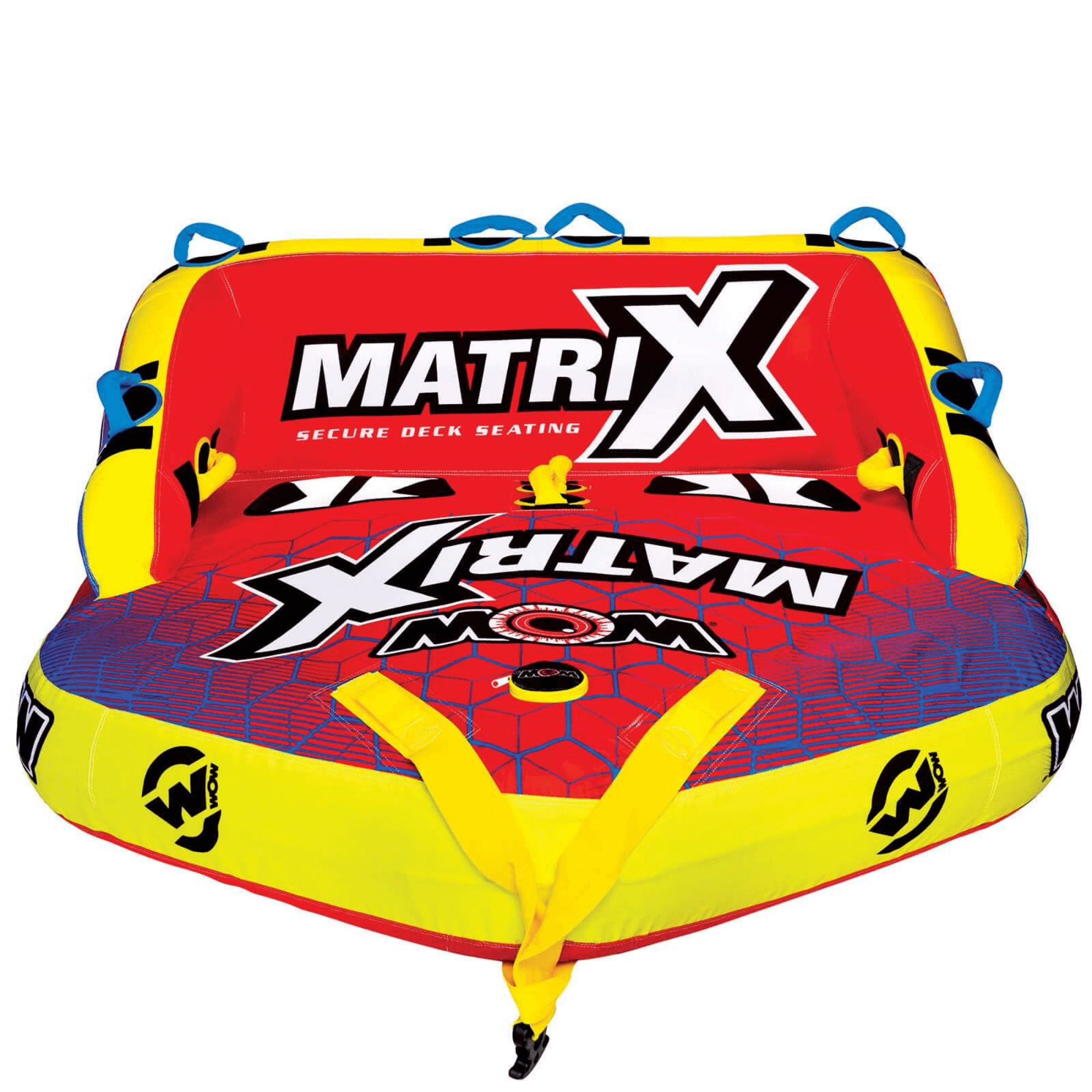 WOW Watersports Matrix Towable Boat Tube w Secure Seating for 1-4 Persons Jupiter Gear Home