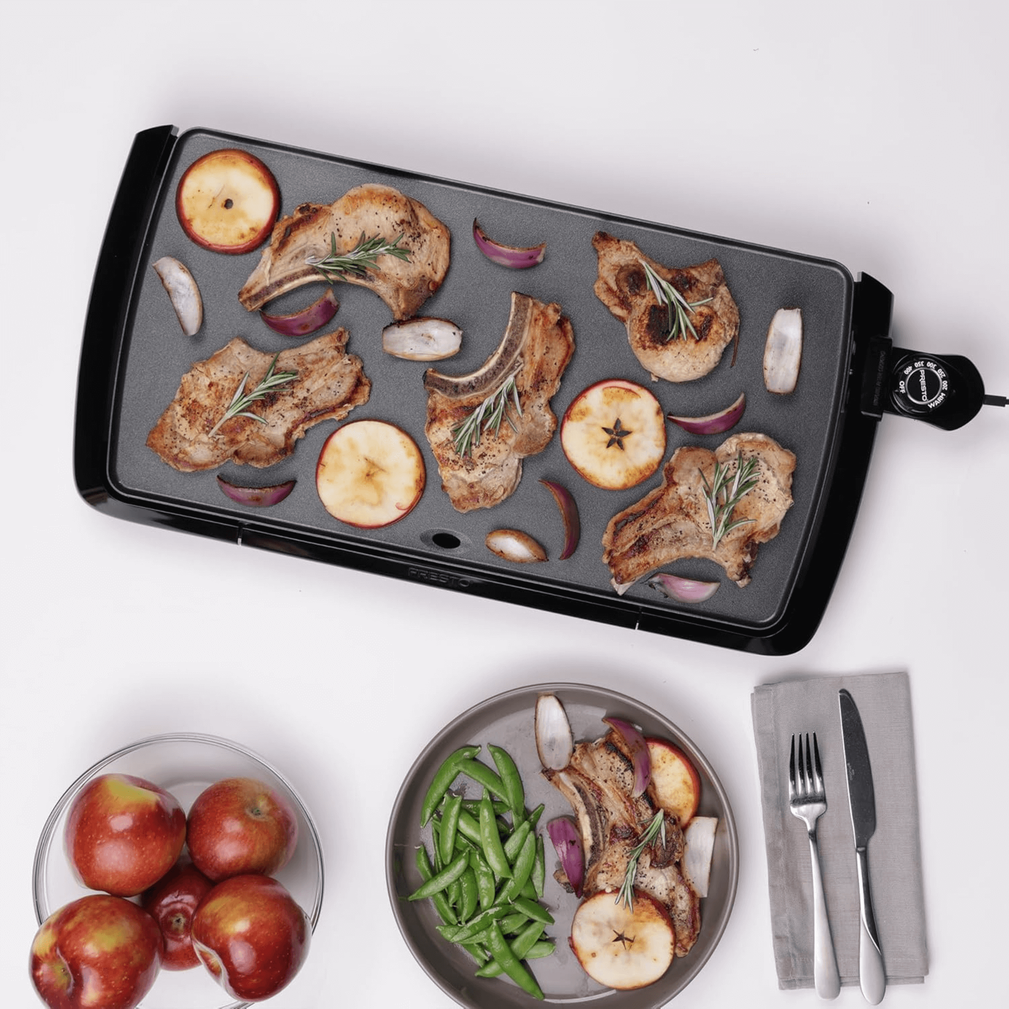 Presto Low Profile Cool-Touch Electric Griddle Jupiter Gear Home