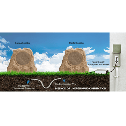 SoundPro BT Solar-Charge Rock Speaker Canyon Sandstone - Refurbished Jupiter Gear Home