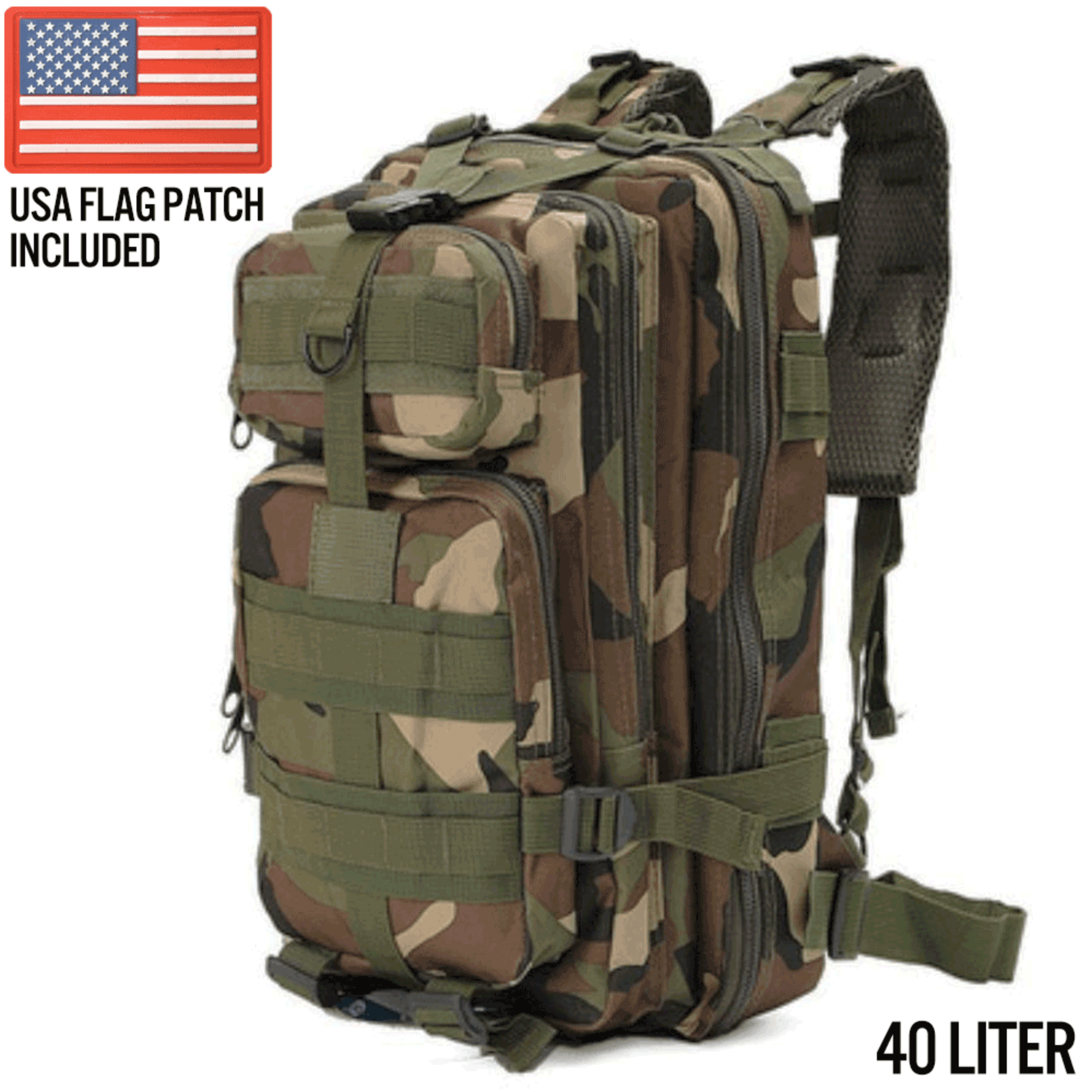 XGear Tactical Large 40L Tactical Backpack Survival Bag Jupiter Gear Home