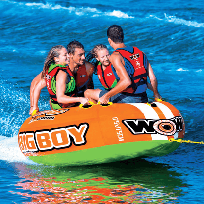 WOW Watersports Big Boy 1 - 4 Person Inflatable Racing Towable Tube Jupiter Gear Home