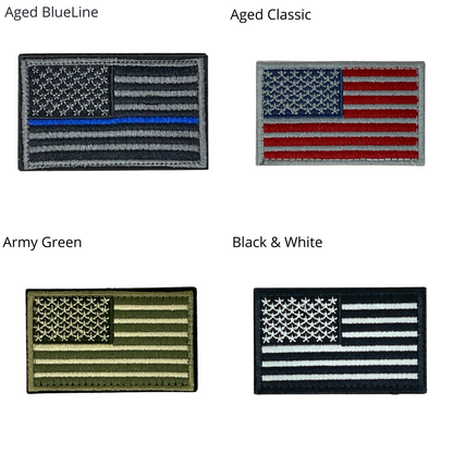 JupiterGear Tactical USA Flag Patch with Detachable Backing Jupiter Gear Home