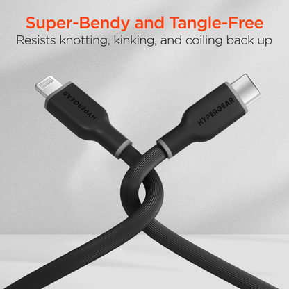 HyperGear Flexi PRO USB-C to Lightning Cable 4ft Jupiter Gear Home